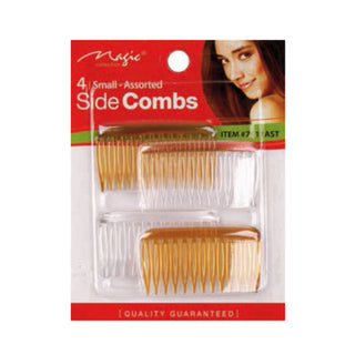 MAGIC COLLECTION - 4 Side Combs Small Assorted