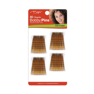 MAGIC COLLECTION - 80 Bronze Bobby Pins