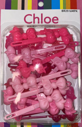 CHLOE - Hair Barrettes Mixed Pink #BR2516MPK