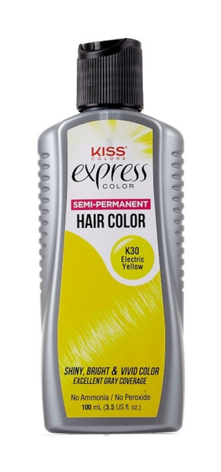 Buy k30-electric-yellow KISS - Express Color Semi-Permanent Hair Color Variants