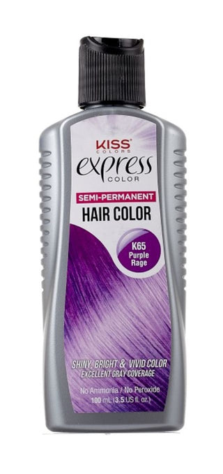 Buy k65-purple-rage KISS - Express Color Semi-Permanent Hair Color Variants