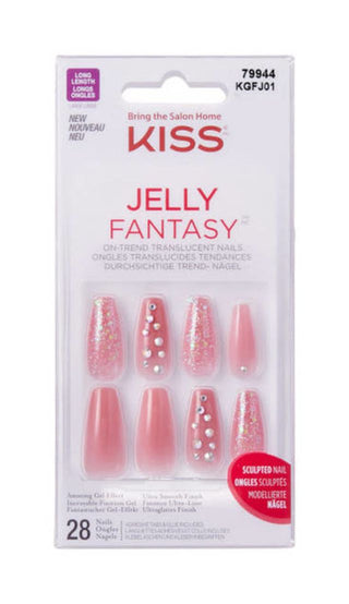 KISS - GEL FANTASY JELLY NAILS - BE JELLY (KGFJ01)