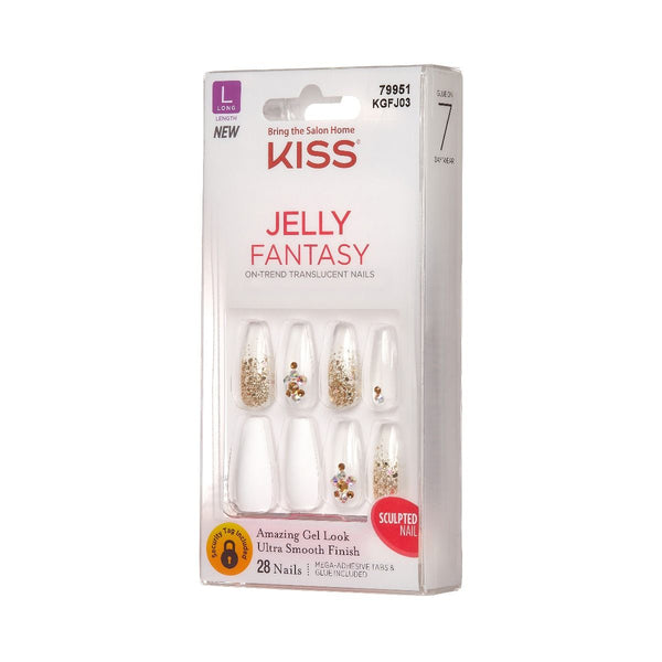 KISS - KS GEL FANTASY JELLY NAILS - JELLY POP (KGFJ03)