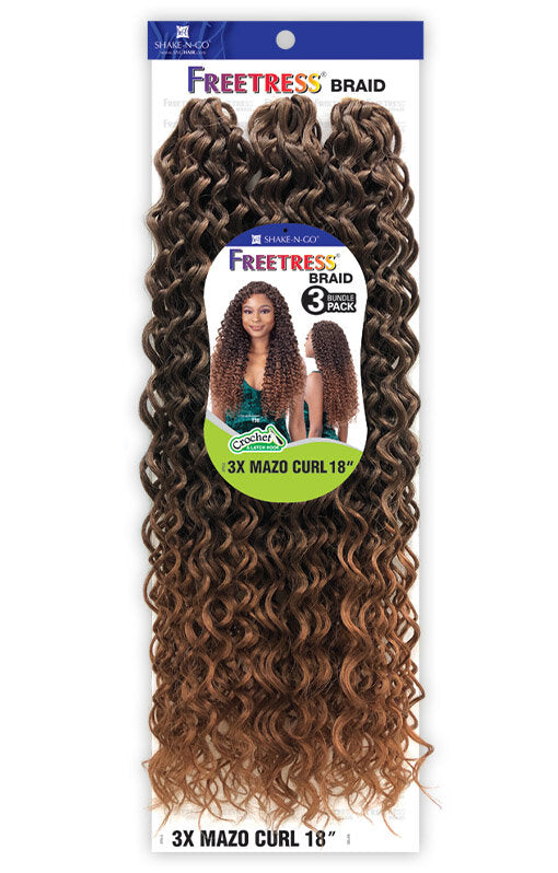FreeTress Crochet Braids 3X Pacific Curl 12 (1-pack, T530)