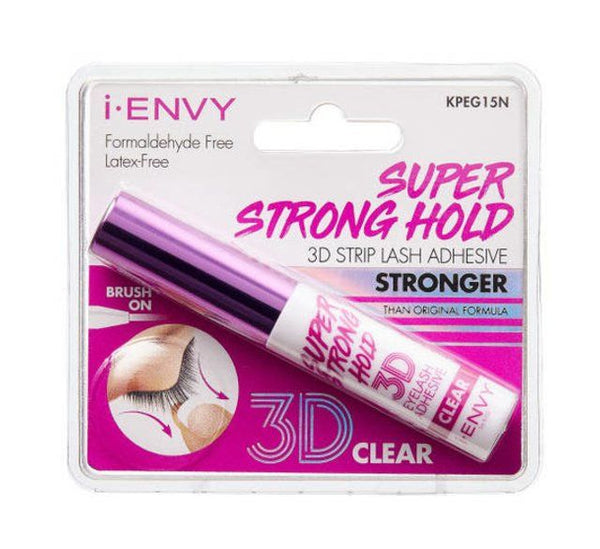 Kiss - Super Strong Hold 3D Strip Lash Adhesive Clear (KPEG15N)