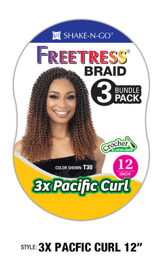 FREETRESS - 3X PACIFIC CURL 12