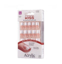 KISS - SALON ACRYLIC FRENCH NAILS KIT BACK TALK (KSA08)