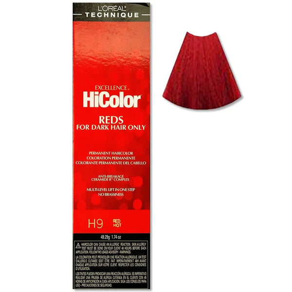 LOREAL - Excellence HiColor HiLights Red Highlights H9 Red Hot