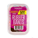 MAGIC COLLECTION - Premium Rubber Bands Assorted 500 Pieces