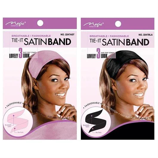 MAGIC COLLECTION - Tie-It Satin Band ASSORTED (#2247AST)