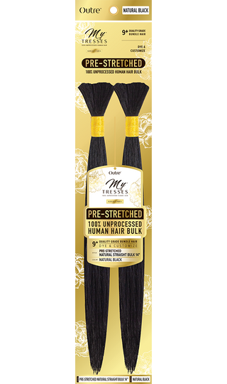 OUTRE - MYTRESSES GOLD LABEL PRE-STRETCHED NATURAL STRAIGHT BULK 24