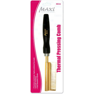 MAXI - PRESSING COMB BRASS CURVED