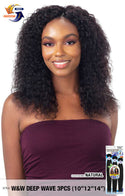 NAKED NATURE - WET AND WAVY DEEP WAVE 3PCS (10