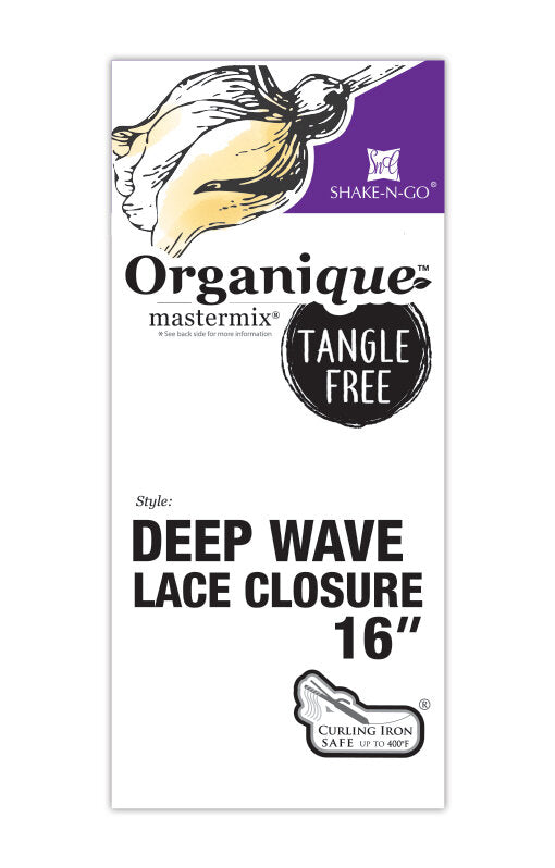 ORGANIQUE - DEEP WAVE LACE CLOSURE 16