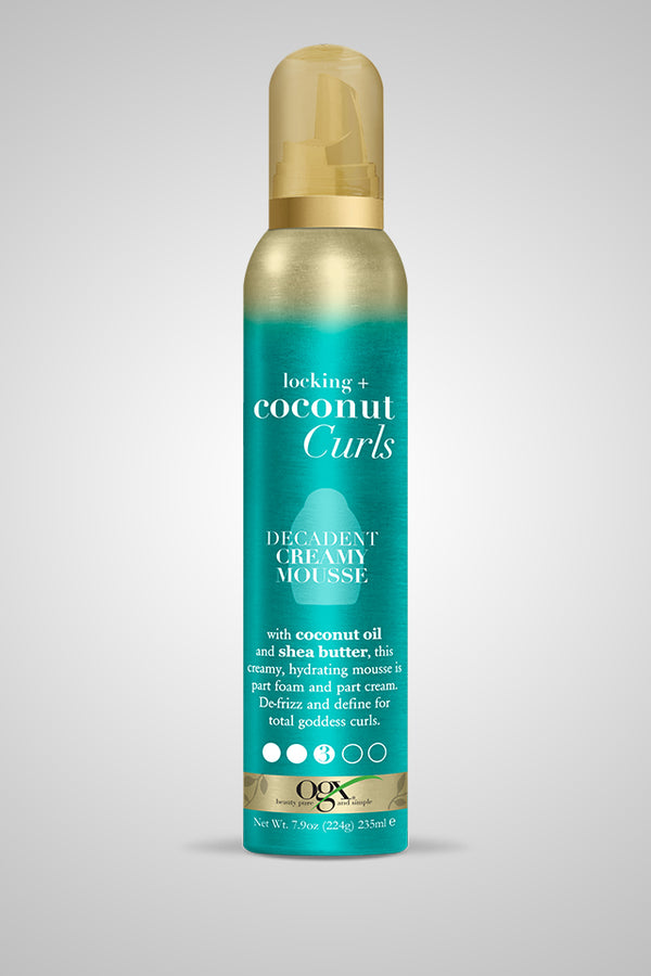 OGX - locking - Coconut Curls Decadent Creamy Mousse