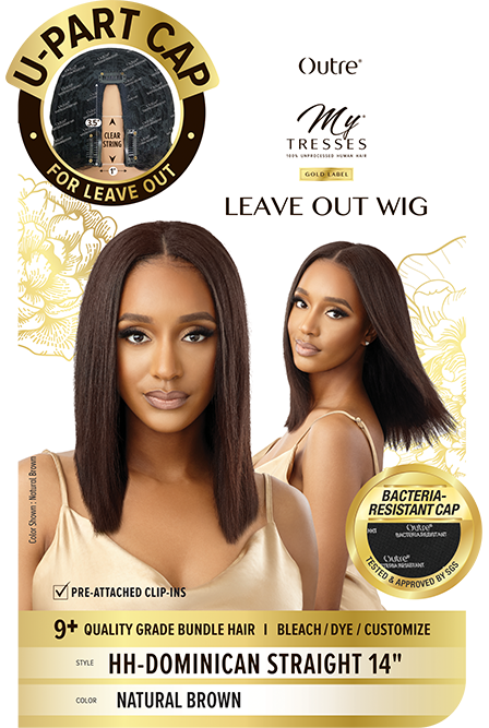 OUTRE - MYTRESSES GOLD LEAVE OUT WIG DOMINICAN  STRAIGHT 14