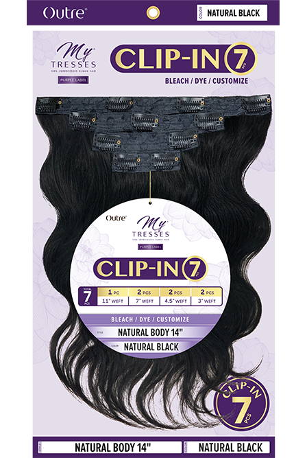 OUTRE - MY TRESSES CLIP-IN 7PCs (BODY WAVE)