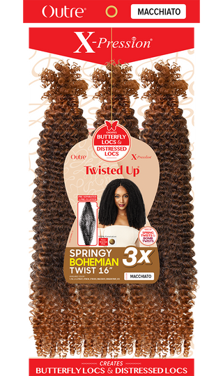 OUTRE - X-PRESSION - TWISTED UP - SPRINGY BOHEMIAN TWIST 16