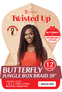 OUTRE - X-PRESSION TWISTED UP BUTTERFLY JUNGLE BOX BRAID 20