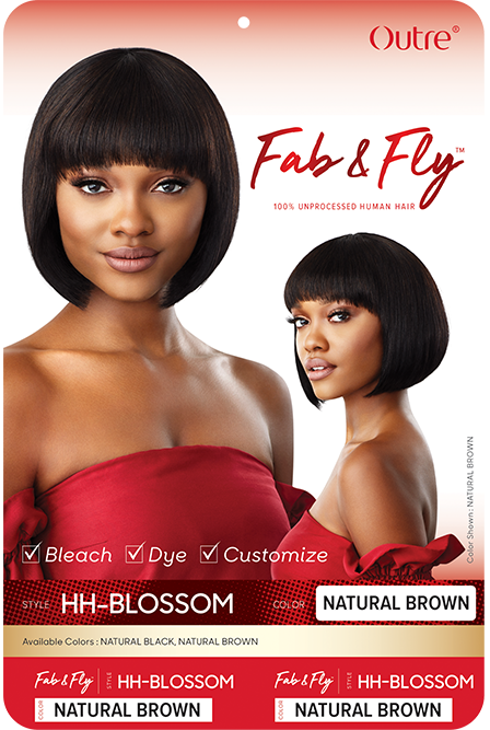 OUTRE - FAB & FLY FULL CAP WIG - HH - BLOSSOM WIG (HUMAN)