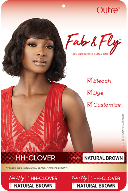 OUTRE - FAB & FLY FULL CAP WIG - HH - CLOVER WIG (HUMAN)