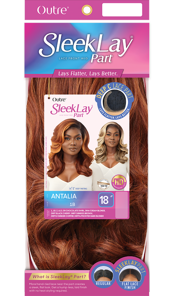 OUTRE - LACE FRONT WIG - SLEEKLAY PART - DEEP-C LACE PART - ANTALIA