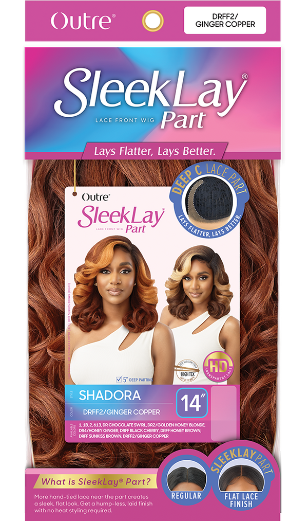 OUTRE - LACE FRONT WIG - SLEEKLAY PART - DEEP-C LACE PART - SHADORA