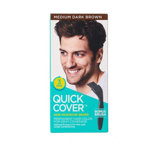 Buy qmc05-medium-dark-brown KISS - KC QUICK COVER FOR MEN HAIR DYE KIT 3oz