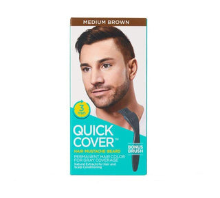 Buy qmc06-medium-brown KISS - KC QUICK COVER FOR MEN HAIR DYE KIT 3oz