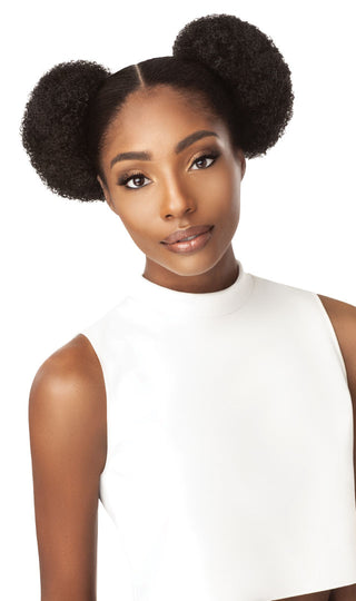 OUTRE - QUICK PONY AFRO PUFF DUO SMALL (DRAWSTRING)