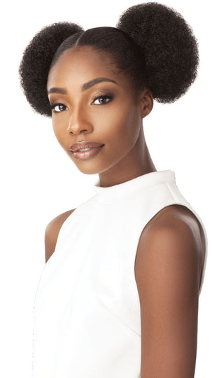OUTRE - QUICK PONY AFRO PUFF DUO SMALL (DRAWSTRING)