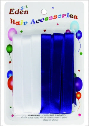 Eden Collection - Hair Accessories Blue/White Ribbons (RB2NW)