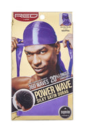 KISS - RED POWER WAVE SILKY DURAG (PURPLE)