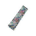 KISS - RED SILKY SATIN EDGE SCARF (PAISLEY2)
