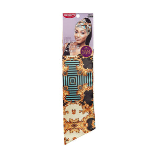 KISS - RED SILKY SATIN EDGE SCARF (LUXURY2)