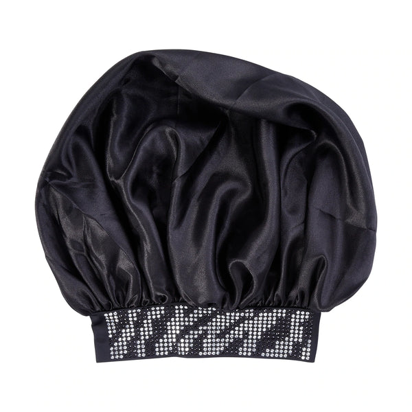 KISS - RED DIAMOND BLING BONNET SUPER JUMBO BLACK ZEBRA