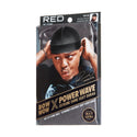 KISS - RED POWER WAVE EXTREME SILKY DURAG CHARCOAL GRAY