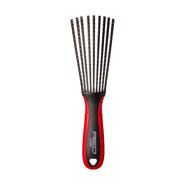 KISS - RED EZ Glide & Define Detangle Brush 9 row