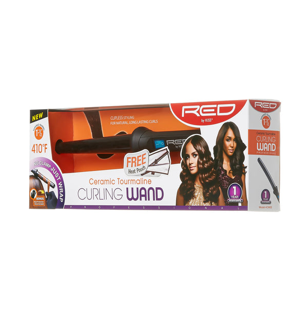 KISS - RED 1' TO 1/2' CURLING WAND