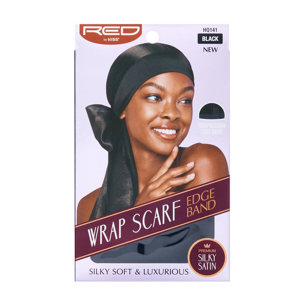 KISS - RED EDGE BAND WRAP SCARF BLACK