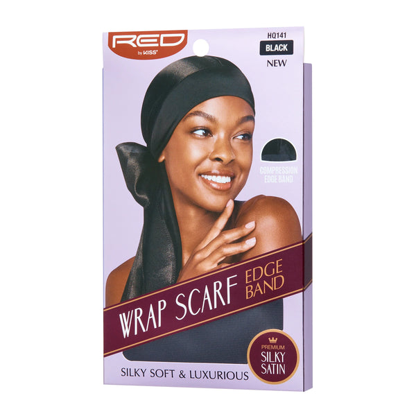 KISS - RED EDGE BAND WRAP SCARF BLACK