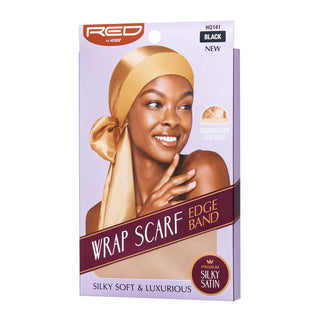 KISS - RED EDGE BAND WRAP SCARF NUDE