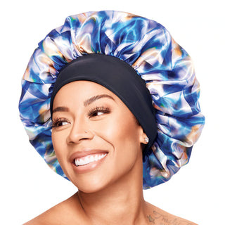 KISS - RED ROYALLUX REVERSIBLE BONNET X-LARGE DIAMOND