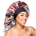 KISS - RED ROYALLUX REVERSIBLEBONNET BRAID LEOPARD