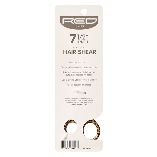 KISS - RED Straight Hair Shear 7.5