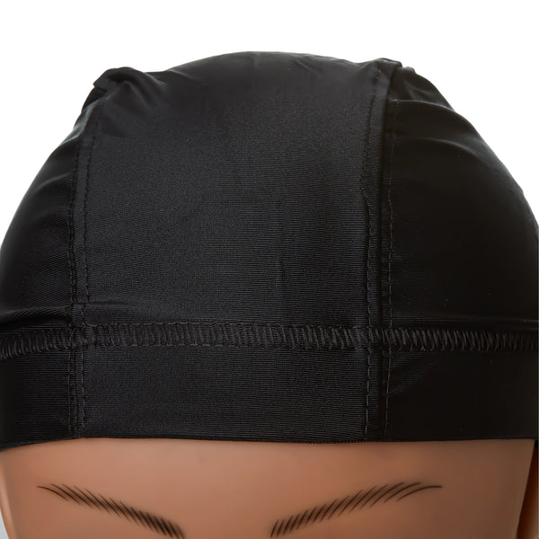 KISS - RED SPANDEX DOME CAP BLACK (WOMEN)