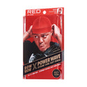 KISS - RED POWER WAVE EXTREME SILKY DURAG RED