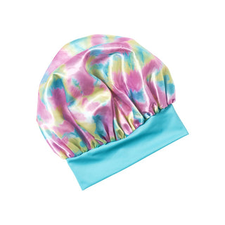 KISS - RED SILKY BONNET SJ TIE DYE