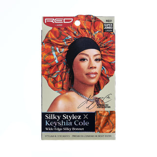KISS - RED SILKY BONNET SJ LUXURY