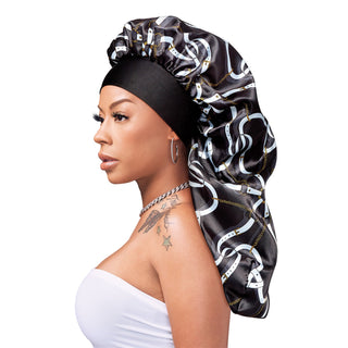 KISS - RED SILKY BONNET BRAID ASSORTED LUX TIEDYE